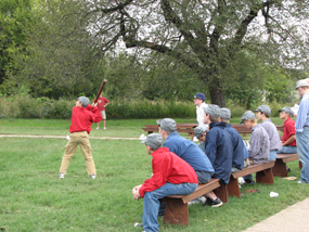 Civil War Baseball game in 2007