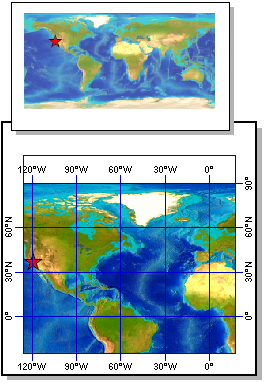 Map of data site