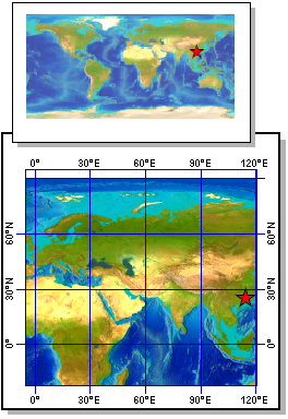 Map of data site