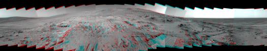 Spirit's 'Lookout Panorama' in 3-D
