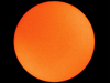 The sun completely free of spots on Sept. 27, 2008.