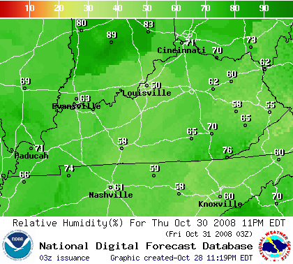 National Digital Forecast Database Image