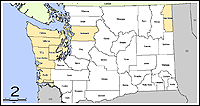 Map of Declared Counties for Disaster 1641