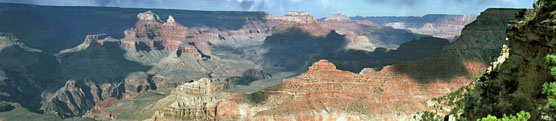 Summer thunderstorm as seen from Yaki Point