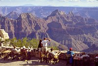 view from grand canyon lodge, north rim