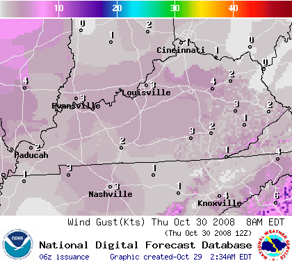 National Digital Forecast Database Image