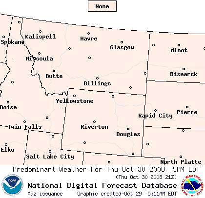 National Digital Forecast Database Image