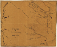 Plan of Genl: Wool's Camp At Buena-Vista 
          August 1847 [Mexico]