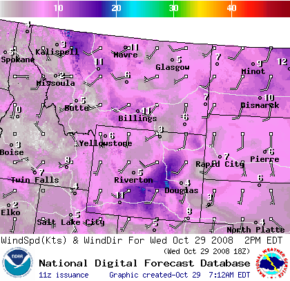 National Digital Forecast Database Image