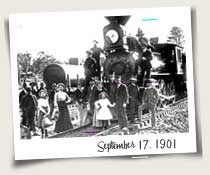 First train to the Grand Canyon in 1901