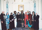 Secretary Rice with International Women of Courage awardees