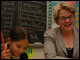 Secretary Spellings and a student at Chaparral Elementary School