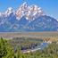 View of the Tetons from Snake Rvier overlook