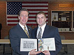 Congressman Lynch meets with Michael Ross Sharp, graduate of Whitman-Hanson Regional High School and member of the Class of 2010 at the United States Military Academy at West Point.  Lynch nominated Sharp for admission to West Point in 2006