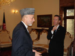 Congressman Lynch meets with Afghanistan President Hamid Karzai.