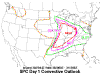 Day 1 severe weather outlook, issued 3 pm