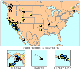 Latest USA Earthquakes Map