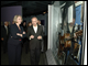 Secretary Spellings tours the Rock and Roll Hall of Fame and Museum with Terry Stewart, president and chief executive officer of the museum.