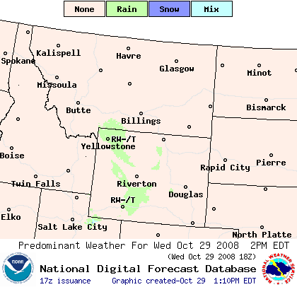 National Digital Forecast Database Image