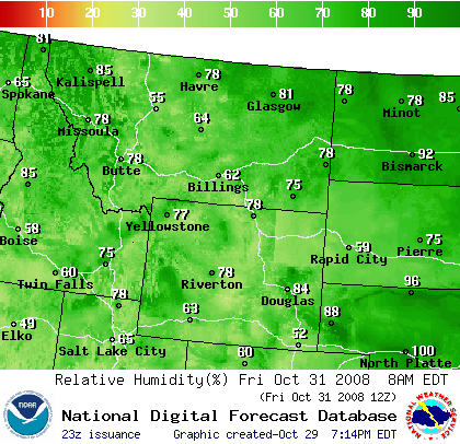 National Digital Forecast Database Image