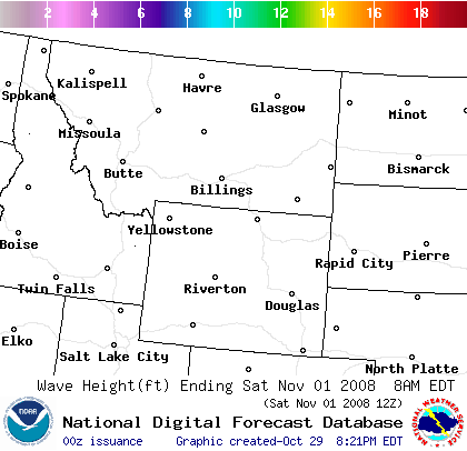 National Digital Forecast Database Image