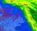 Santa Ana Winds Over Los Angeles