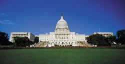 Photo of the U.S. Capitol, where Congress writes the laws that EPA helps to administer.