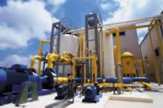 Picture of an industrial plant, exemplifying the different types of regulated entities EPA works when deciding on regulatory options.