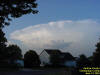 Cumulonimbus cloud seen from 
			Champaign County, 6/14/2001.  Photo by Andrew Ziegler.