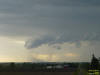 Thunderstorm downdraft north of Normal.  Photo by Bradley Merrick.