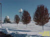 A wintry landscape at the NWS office in Lincoln on Thanksgiving morning, Nov. 25, 2005.  Photo by Kirk Huettl.