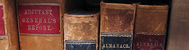 Historic books: Adjutant General's Report and Almanacs