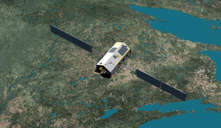 Artist's Concept of the Orbiting Carbon Observatory