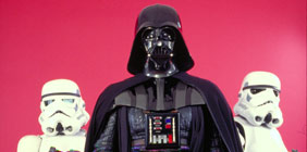 Photo of Darth Vader and 2 storm troopers, for Star Wars: Where Science Meets Imagination