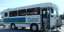 A man boards the Island Explorer bus.