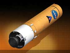 Artist concept of Ares I upper stage