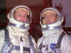 Gemini-Titan 4 (GT-4) Prime flight crew, Ed White and Jim McDivitt, at Pad 19.