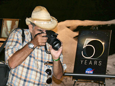 NASA fan Bob Wallace at EAA AirVenture 2008