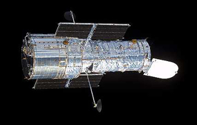 Hubble after its last servicing mission in March 2002