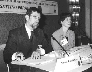 Darwin Labarthe and Ginny Bales Harris from the CDC.