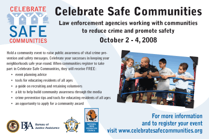 Celebrate Safe Communities Postcard
