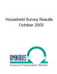 Household Survey Results: October 2003