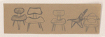 Sketch of plywood chairs