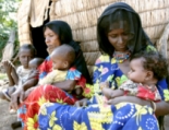 Mothers in Afar with their children