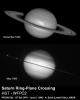 Saturn's Rings Edge-on