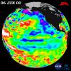 TOPEX/El Niño Watch - Strong, Long-lasting La Niña Just Fading Away, June 19, 2000