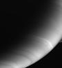 The clouds of Saturn swirl, billow and merge. These bands are layered into stratified cloud decks consisting of droplets of ammonia, ammonium hydrosulfide and water set aloft in a sea of hydrogen and helium