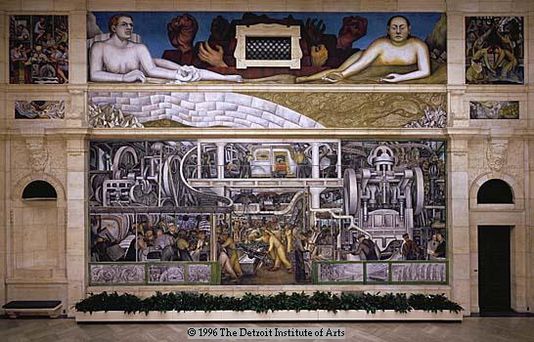 Diego Rivera, Detriot Industry south wall, 1923-33