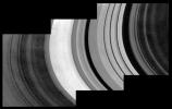 Mosaic of Saturn's rings