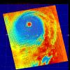 Hurricane Isabel, AIRS Infrared and SeaWinds
                        Scatterometer Data Combined
